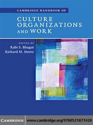 cover image of Cambridge Handbook of Culture, Organizations, and Work